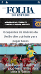 Mobile Screenshot of folhadoestado.com.br